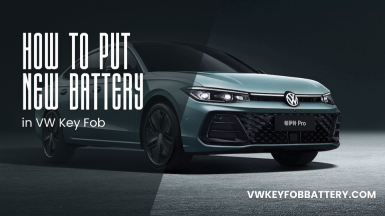How to Put New Battery in VW Key Fob